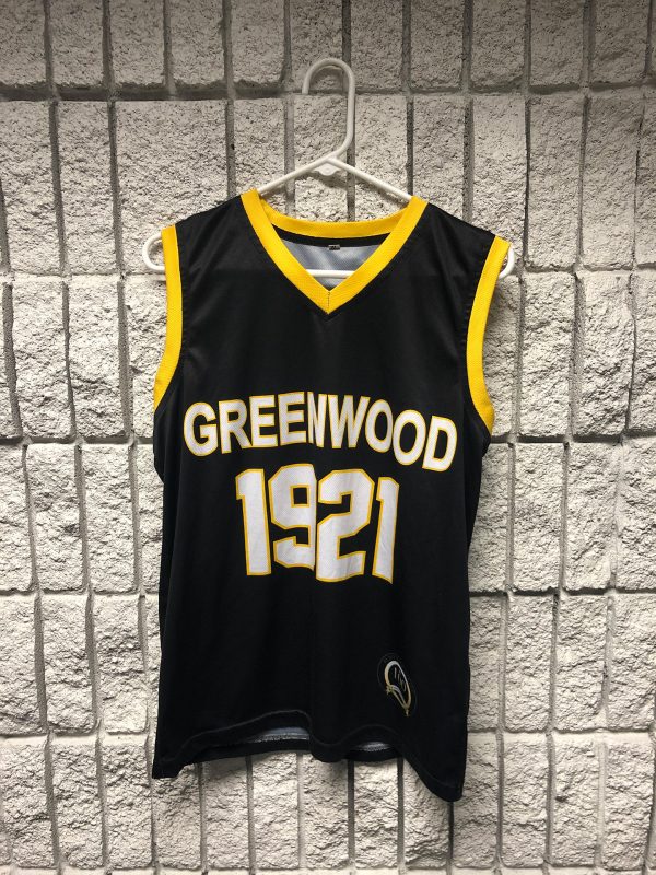 Greenwood 2021 Black Wall Street Basketball Jersey