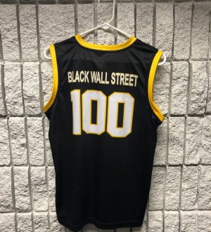 Greenwood 2021 Black Wall Street Basketball Jersey